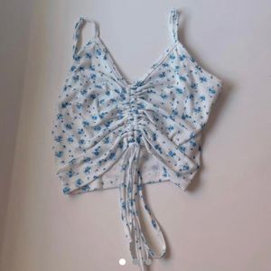 Floral crop top